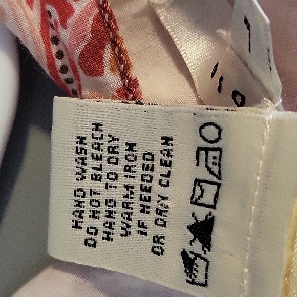 Max Studio V-Neck Side Zip Lined Elastic Waist Print Cotton Dress Size L - Picture 11 of 15